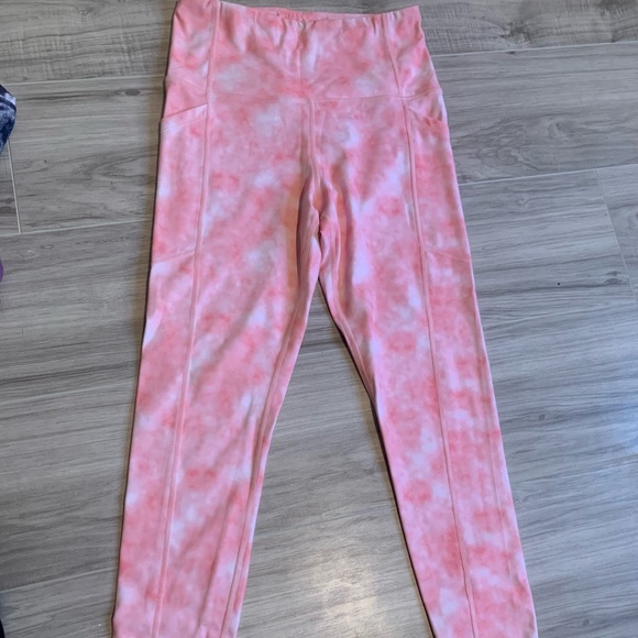 Kiava 25” pink tie dye leggings - Picture 2 of 4